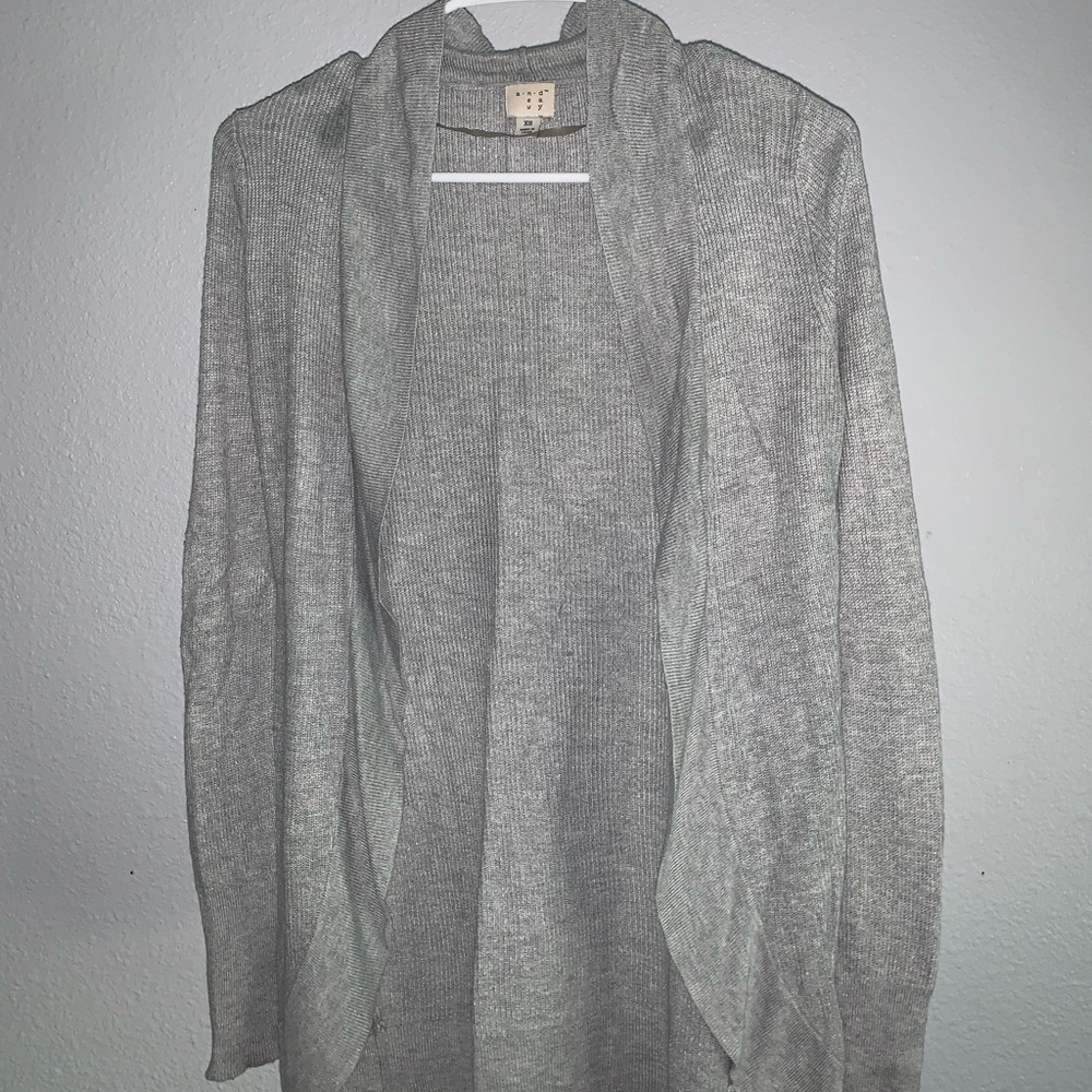 Gray cardigan- XS